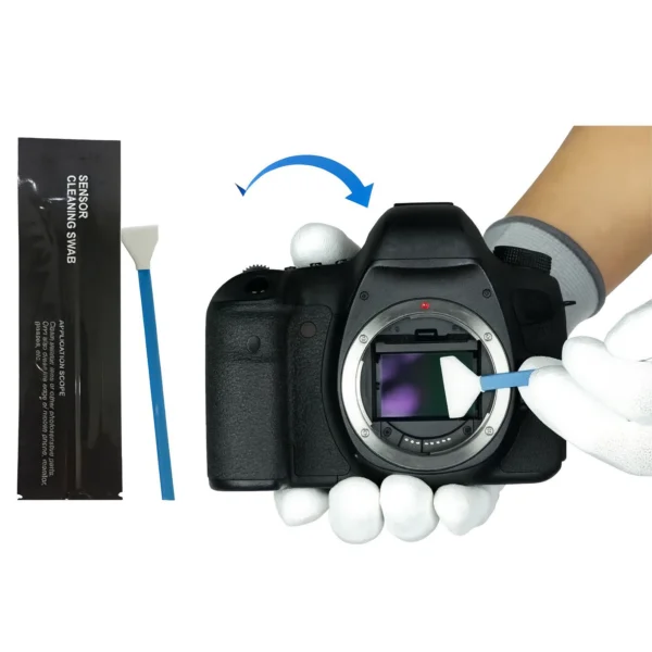 Kit 4 Cotonetes Limpeza De Lente E Ccd Sensor Câmeras Dslr