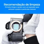 Líquido Limpeza Do Sensor + 04 Cotonetes De Limpeza Câmera - Imagem 2
