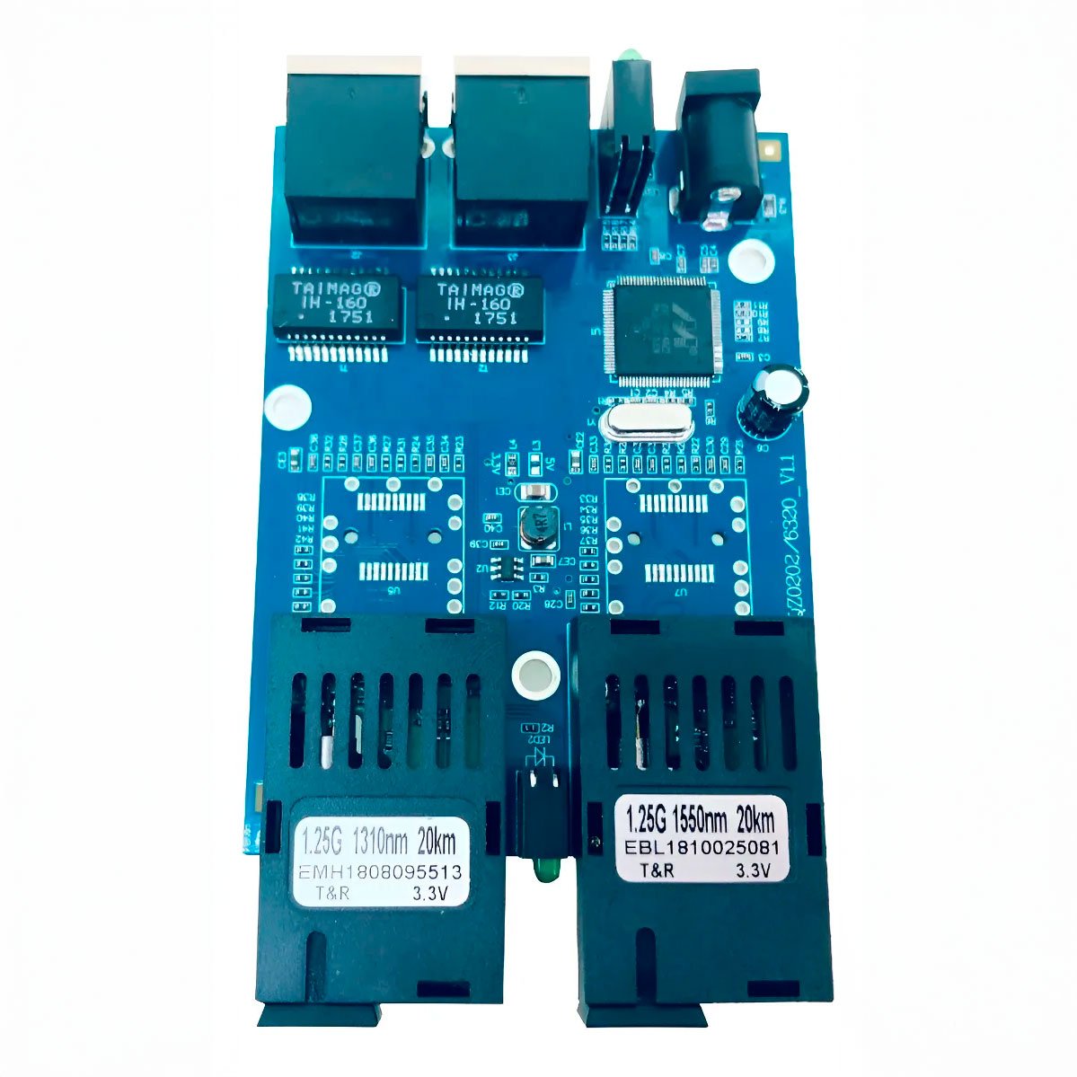 D_NQ_NP_2X_831938-MLB92409326780_092025-F Switch Placa Rede Metro Giga Gigabit 1000mbps Sc - Rj45 - Imagem 1